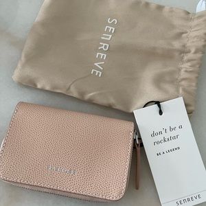 Senreve Card Wallet | Pebbled | Color: blush | New with tag